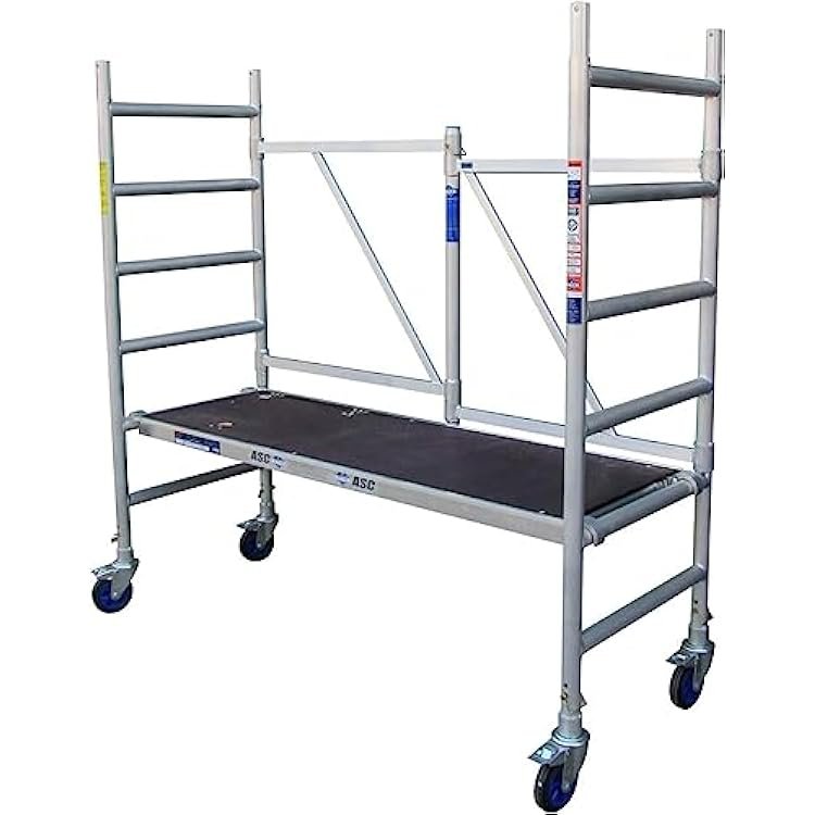 Aluminium Scaffolding Unit ,Height 2 meter, Length 2.5 meter, Width 1.45 meter