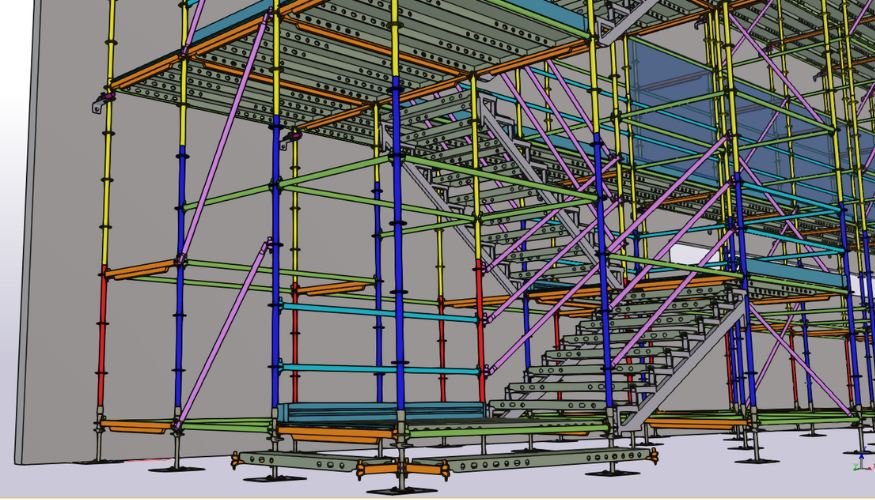 Design Skydeck for Scaffolding formwork
