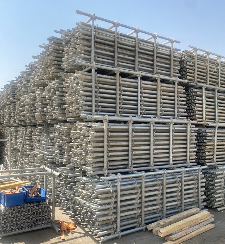 Supply Ring Lock Scaffolding System to all Projects inside Jeddah and Makkah City.