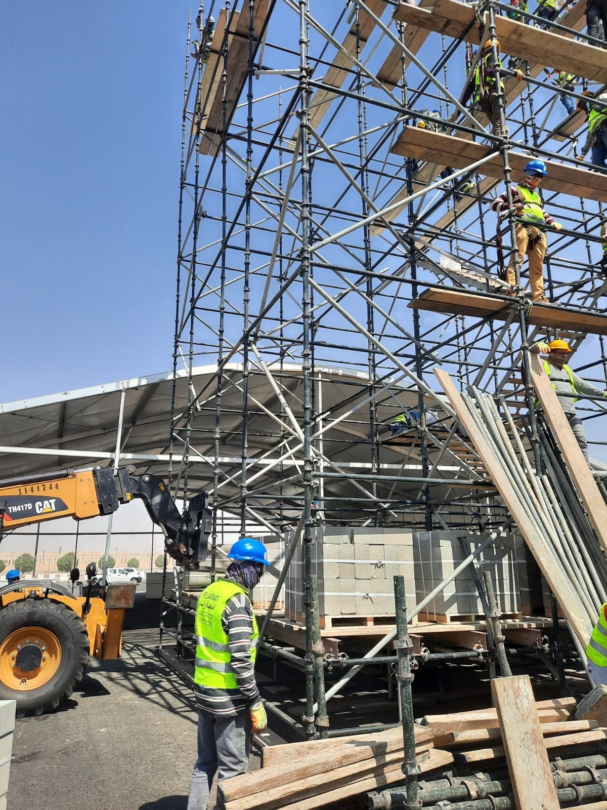 Supply Ringlock Scaffolding System to all Projects in Saudi Arabia