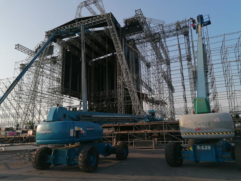 Scaffolding Services for Design and Supply and Installation for Sport Events in Saudi Arabia